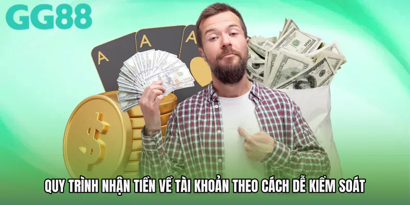 Quy trình nhận tiền về tài khoản theo cách dễ kiểm soát
