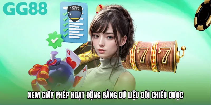 Xem Giấy phép hoạt động bằng dữ liệu đối chiếu được